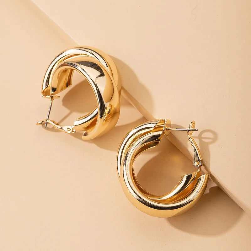 Brinco Glee Banhado a Ouro 18k