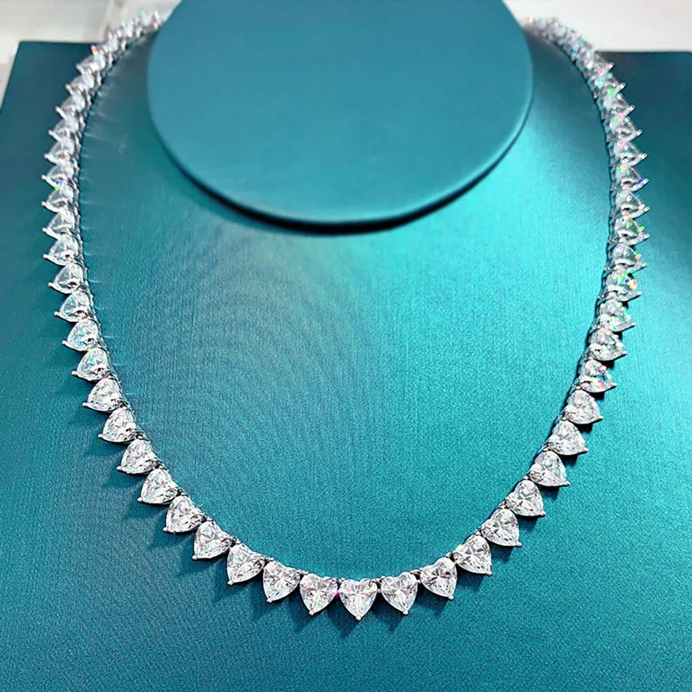 Colar Eleonara em Prata Cravejado com Zircônias