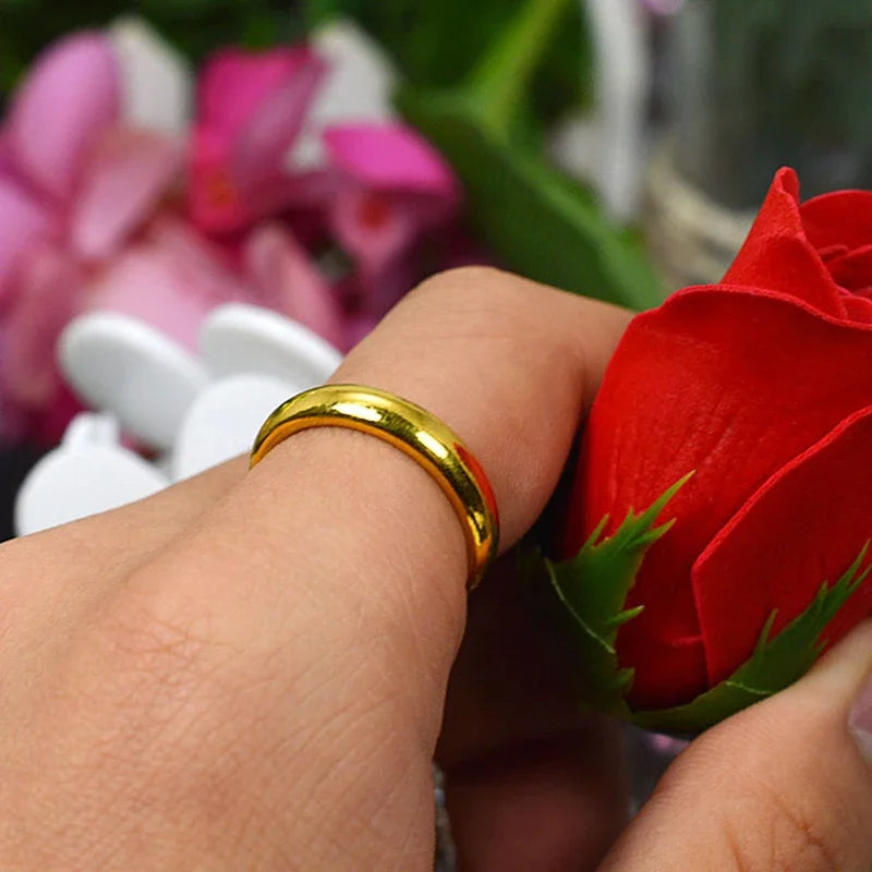 Anel Vivence Tradicional em Ouro 24k