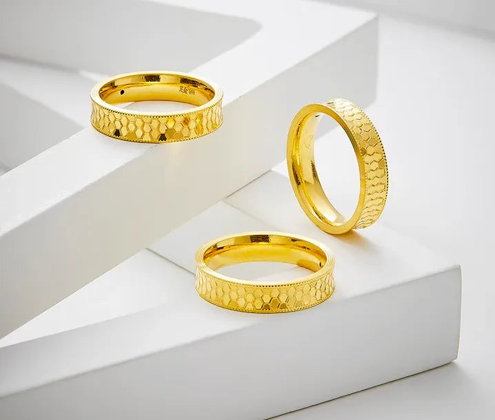 Anel Real em Ouro 24k