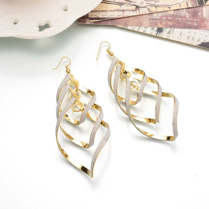 Brinco Sophie Folheado a Ouro 18k