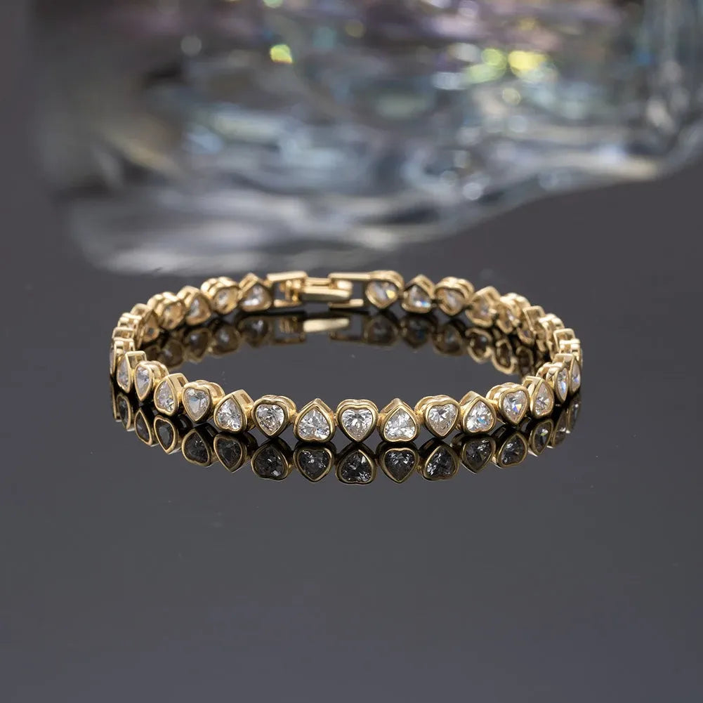 Pulseira Life em Prata Banhada a Ouro 18k