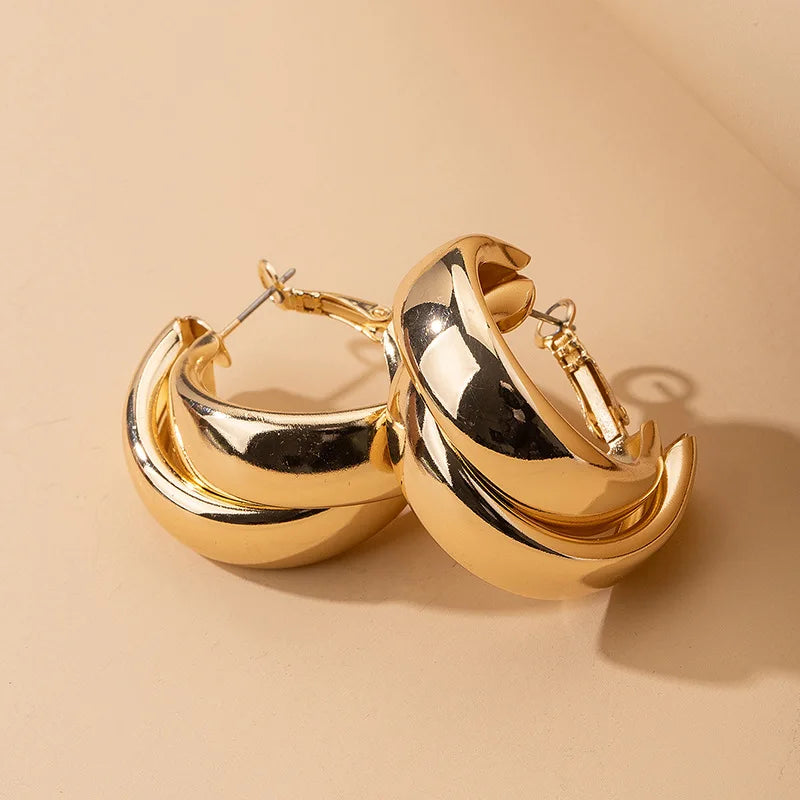 Brinco Glee Banhado a Ouro 18k
