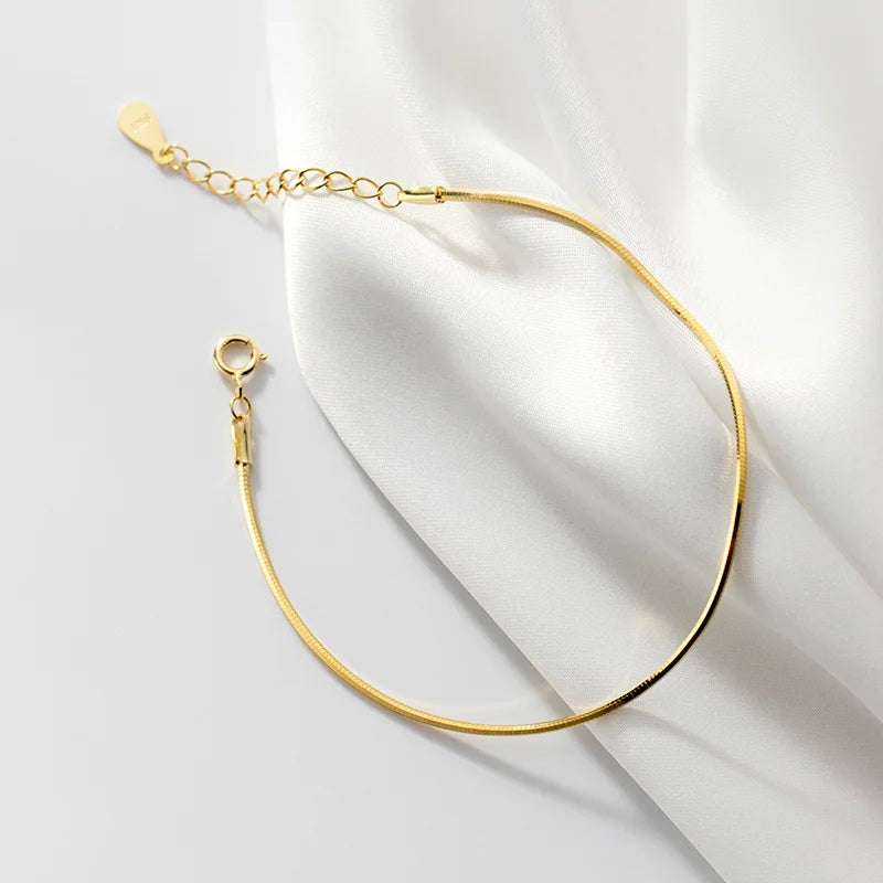 Pulseira Vivence em Prata Banhado a Ouro 18k