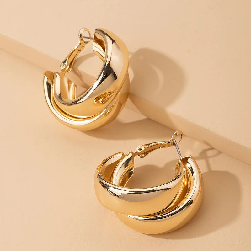 Brinco Glee Banhado a Ouro 18k