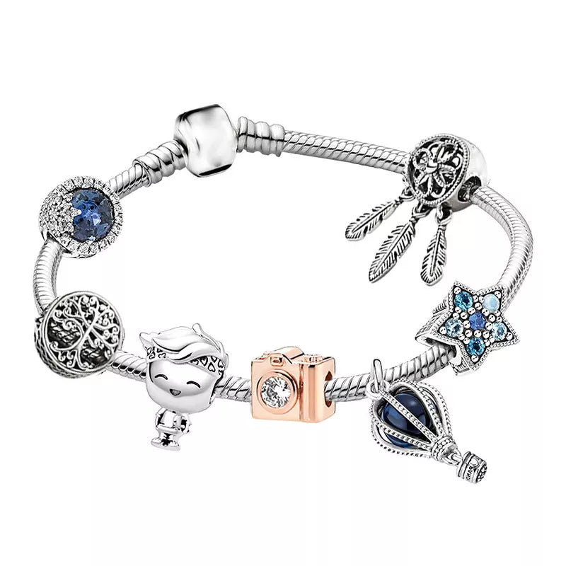 Pulseira Elegance com 7 Berloques