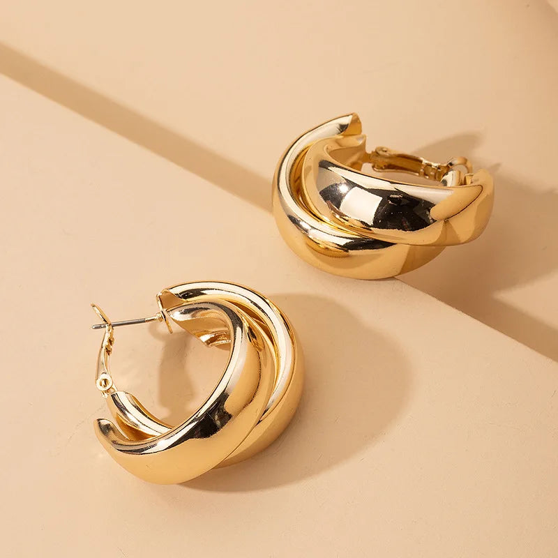 Brinco Glee Banhado a Ouro 18k