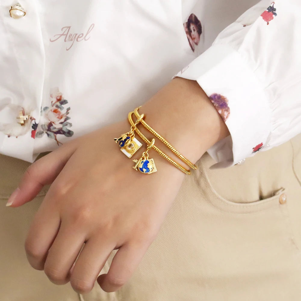 Pulseira Trip Banhada a Ouro 18k