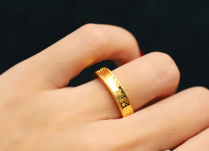 Anel Real em Ouro 24k
