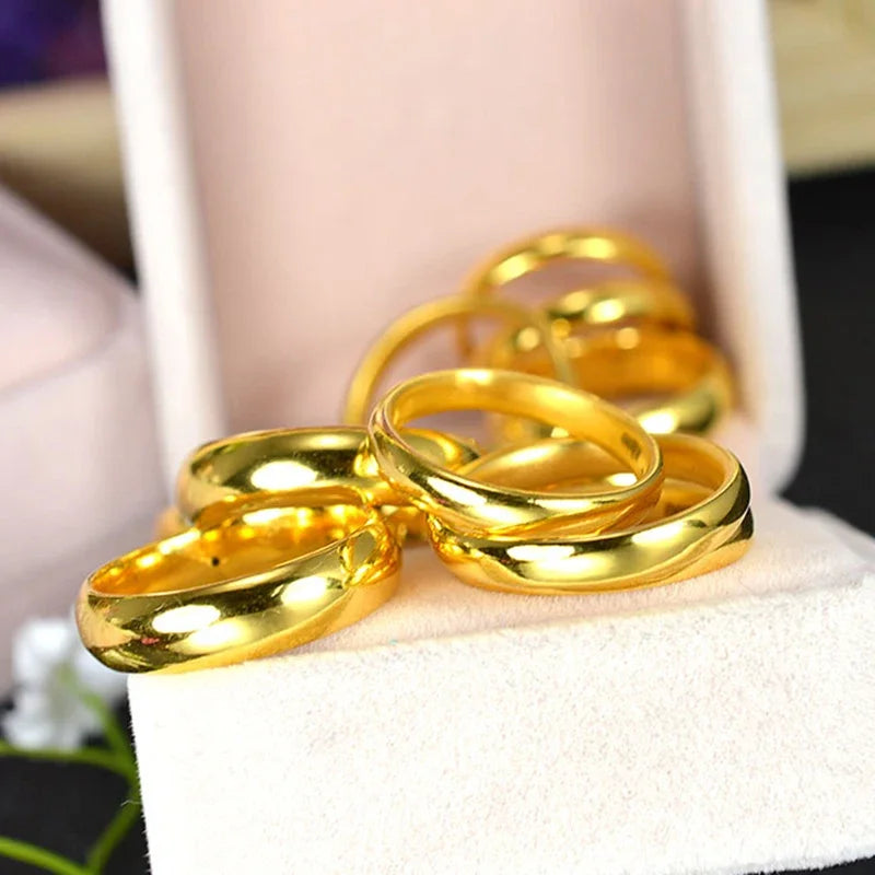Anel Vivence Tradicional em Ouro 24k