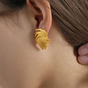 Brinco Atemporal Banhado a Ouro 18k