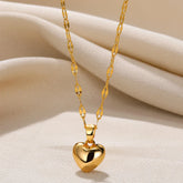 Colar Coração Banhado a Ouro 18k