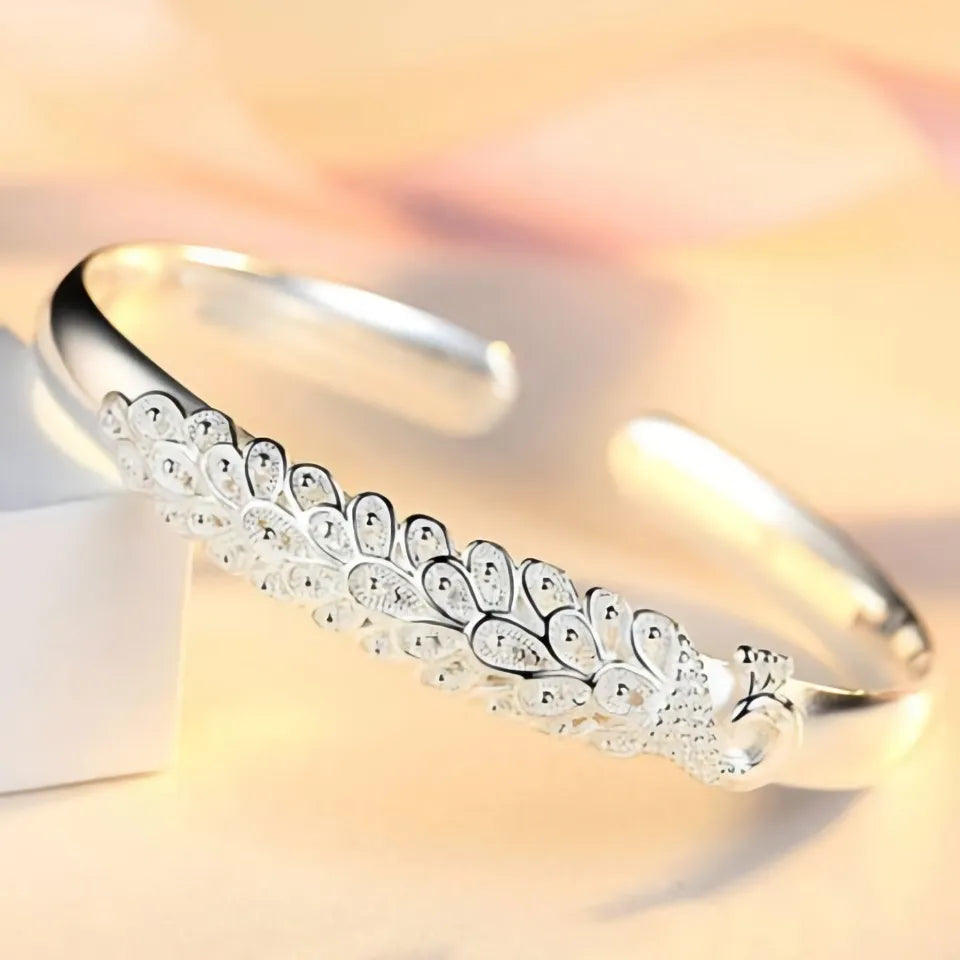 Bracelete Pavone em Prata