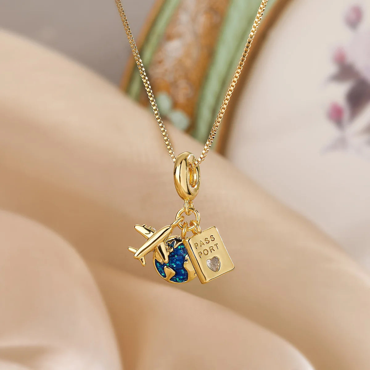 Colar Trip Banhado a Ouro 18k
