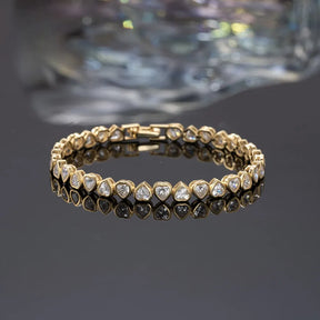 Pulseira Life em Prata Banhada a Ouro 18k